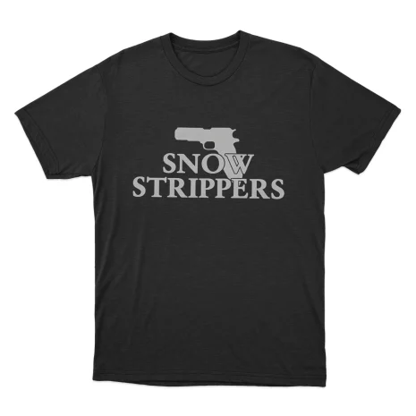 Snow Strippers Gun Logo Unisex T Shirt